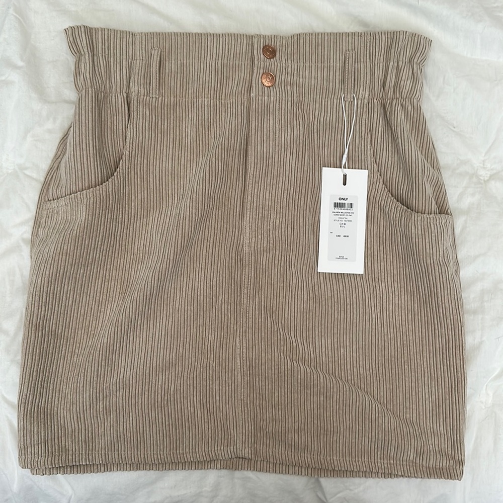 NWT - Corduroy Mini Skirt